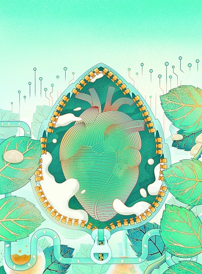 诠释生命之美——当代医学插图创作的多维发展(图2)